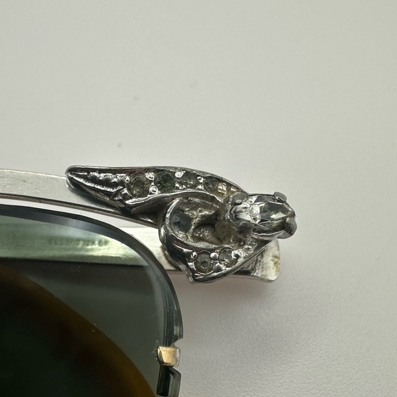 Vintage B&L 12K GF Rhinestone Cat-Eye Sunglasses - Picture 16 of 16